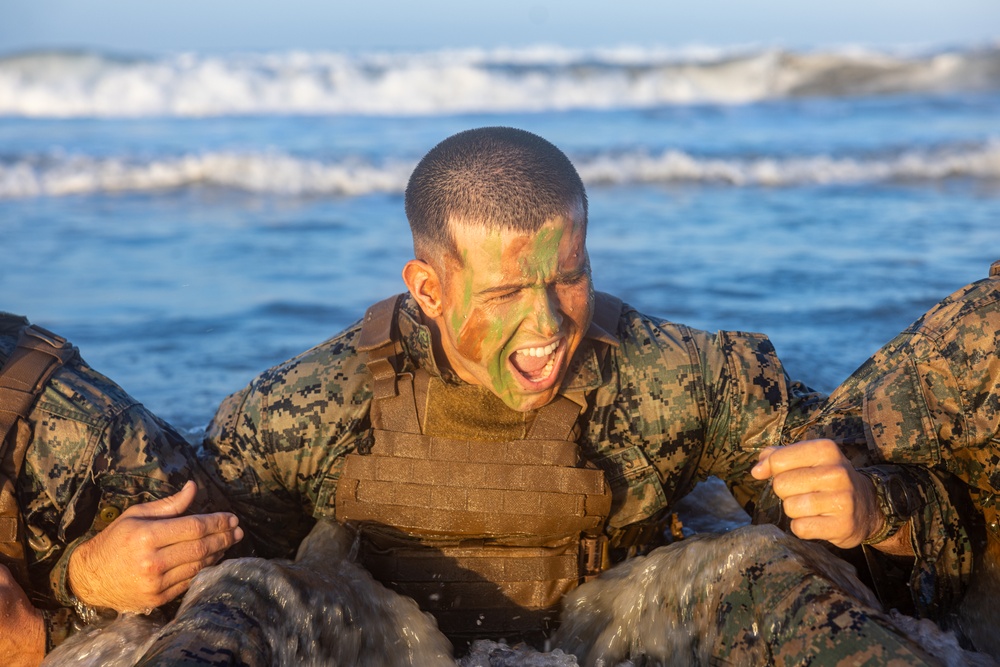 Marines with Martial Arts Instructor Course 106-25 participate in culminating event