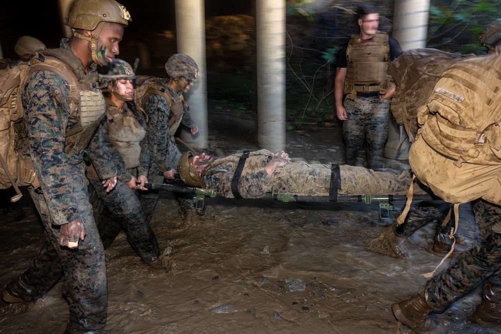 Marines with Martial Arts Instructor Course 106-25 participate in culminating event