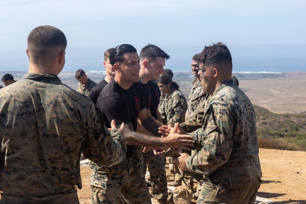 Marines with Martial Arts Instructor Course 106-25 participate in culminating event