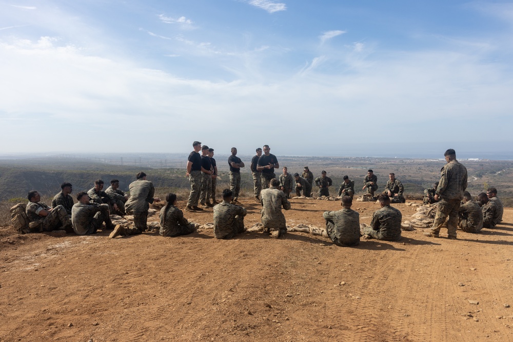 Marines with Martial Arts Instructor Course 106-25 participate in culminating event