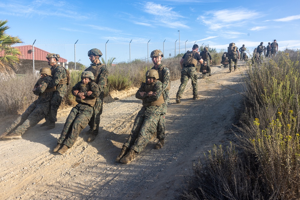 Marines with Martial Arts Instructor Course 106-25 participate in culminating event