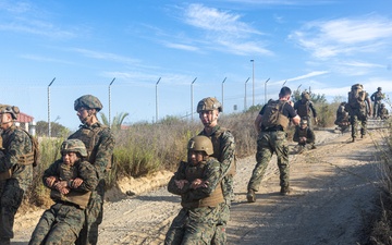Marines with Martial Arts Instructor Course 106-25 participate in culminating event