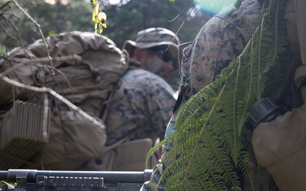 U.S. Marines Conduct Patrol Base Operations Training during AE25