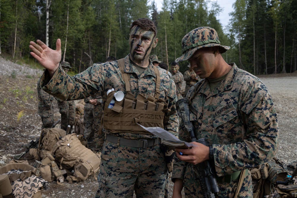 U.S. Marines Conduct Patrol Base Operations Training during AE25