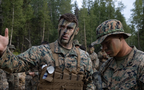 U.S. Marines Conduct Patrol Base Operations Training during AE25