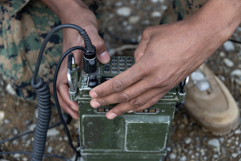 U.S. Marines Conduct Patrol Base Operations Training during AE25