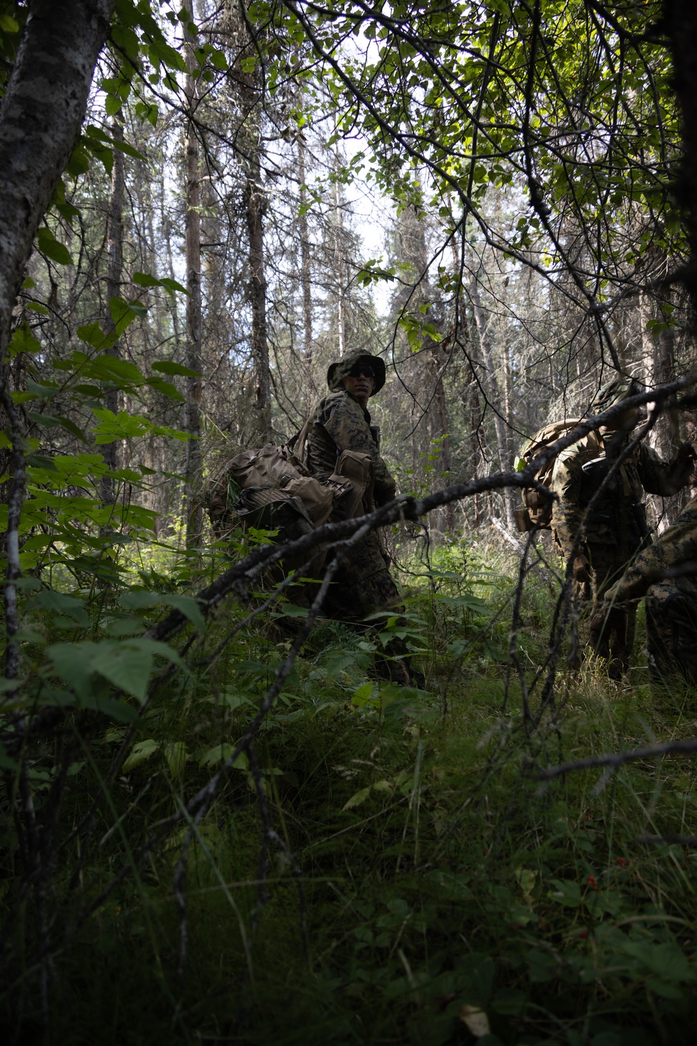 U.S. Marines Conduct Patrol Base Operations Training during AE25