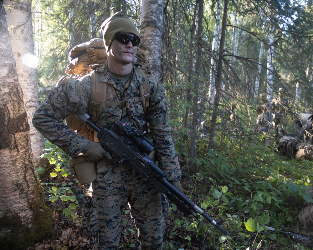 U.S. Marines Conduct Patrol Base Operations Training during AE25