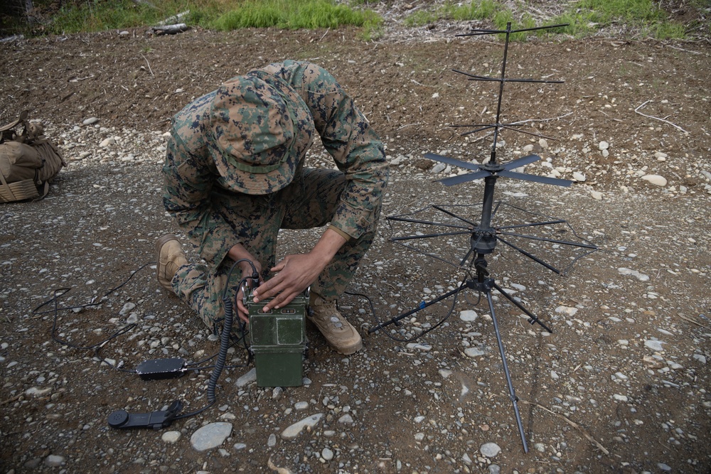 U.S. Marines Conduct Patrol Base Operations Training during AE25