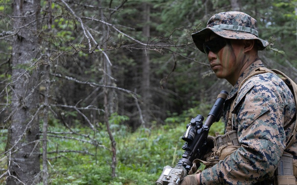 U.S. Marines Conduct Patrol Base Operations Training during AE25