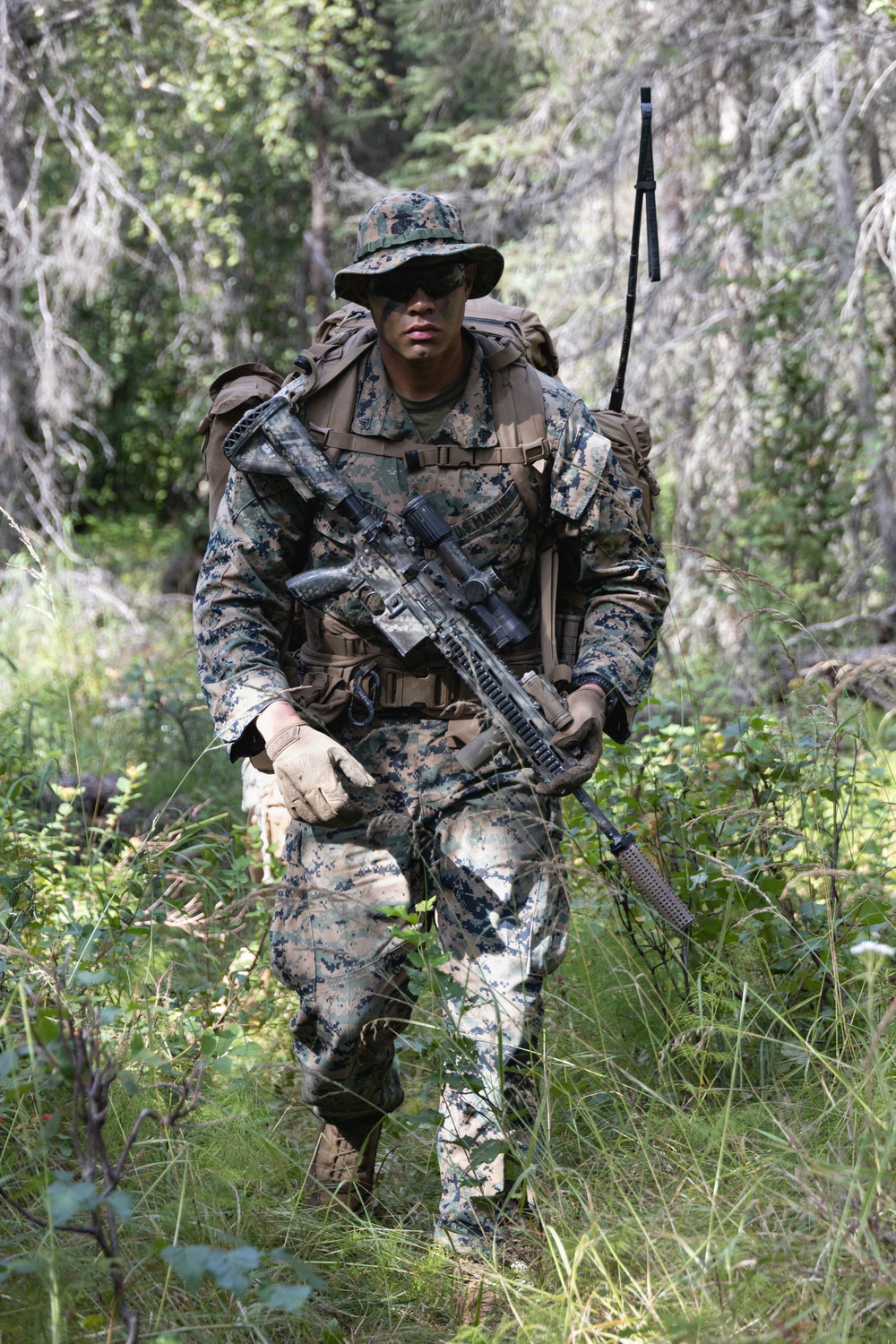 U.S. Marines Conduct Patrol Base Operations Training during AE25