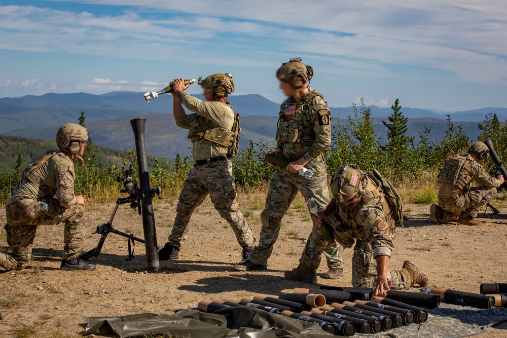 Soldiers, International Forces Train in Mortar Live-Fire During Arctic Edge 25