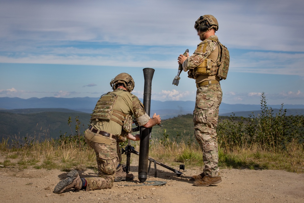 Soldiers, International Forces Train in Mortar Live-Fire During Arctic Edge 25