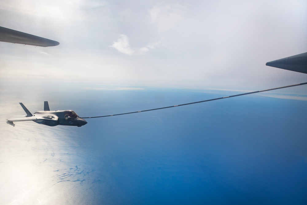 Marine KC-130Js Conduct Refueling Operations during Arctic Edge 25