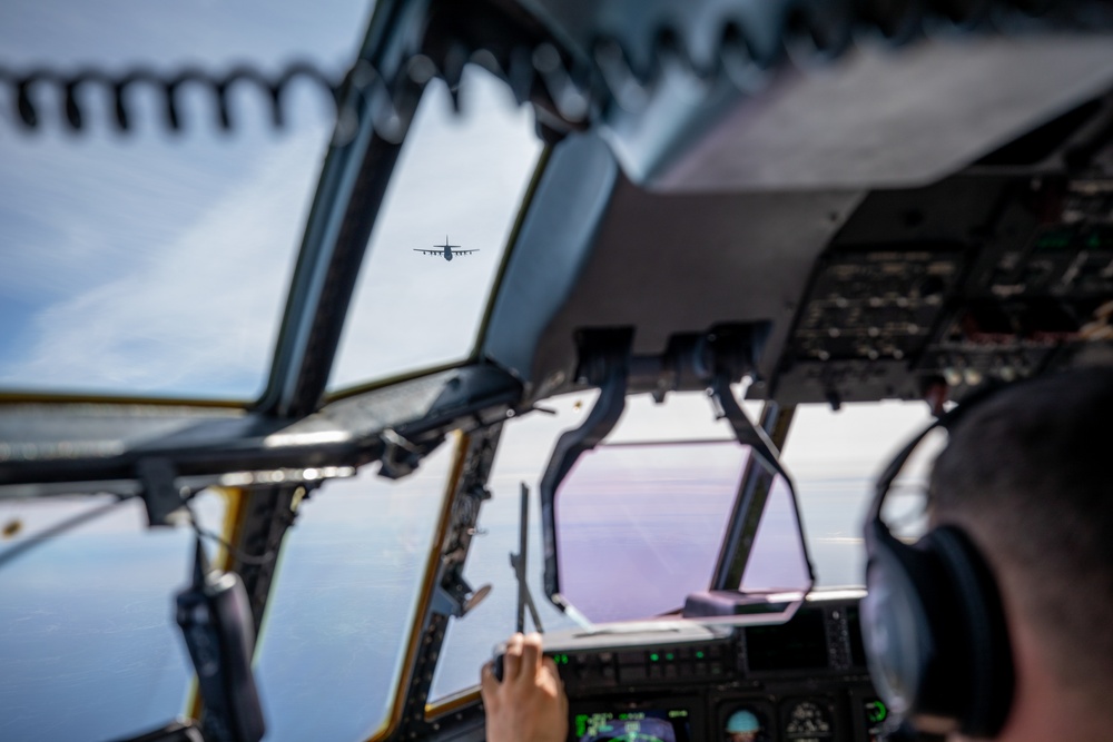 Marine KC-130Js Conduct Refueling Operations during Arctic Edge 25