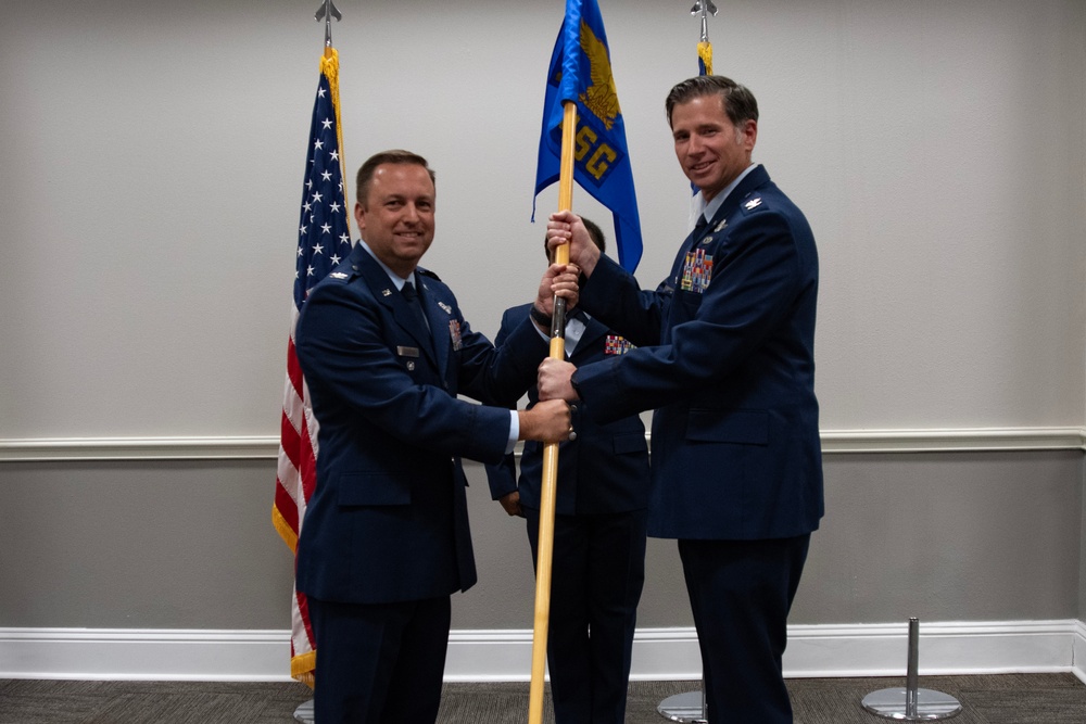 Commander assumes command of the 136th MSG