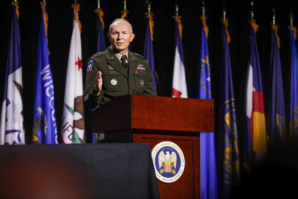 George addresses NGAUS Conference