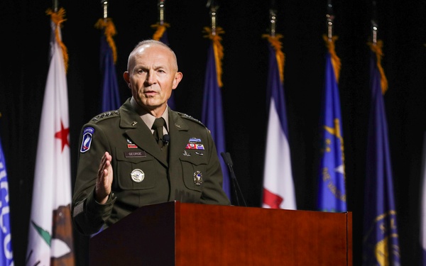 George addresses NGAUS Conference