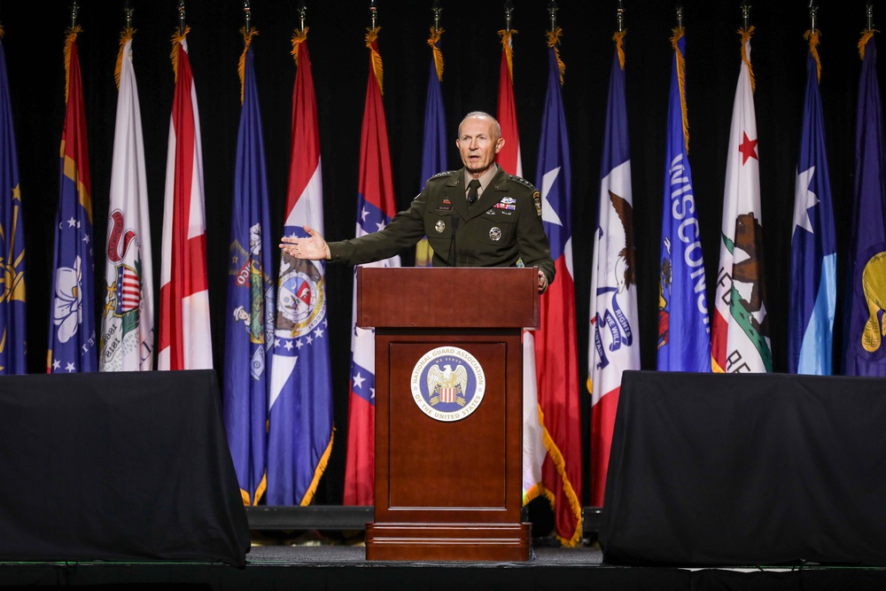 George addresses NGAUS Conference