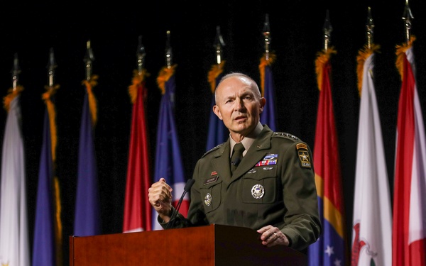 George addresses NGAUS Conference