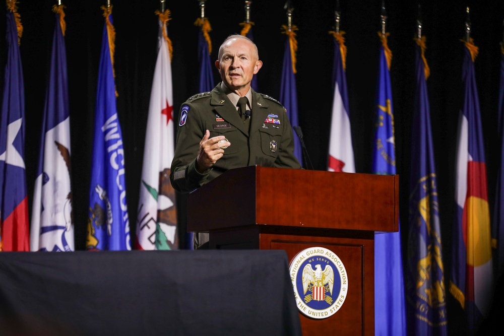 George addresses NGAUS Conference