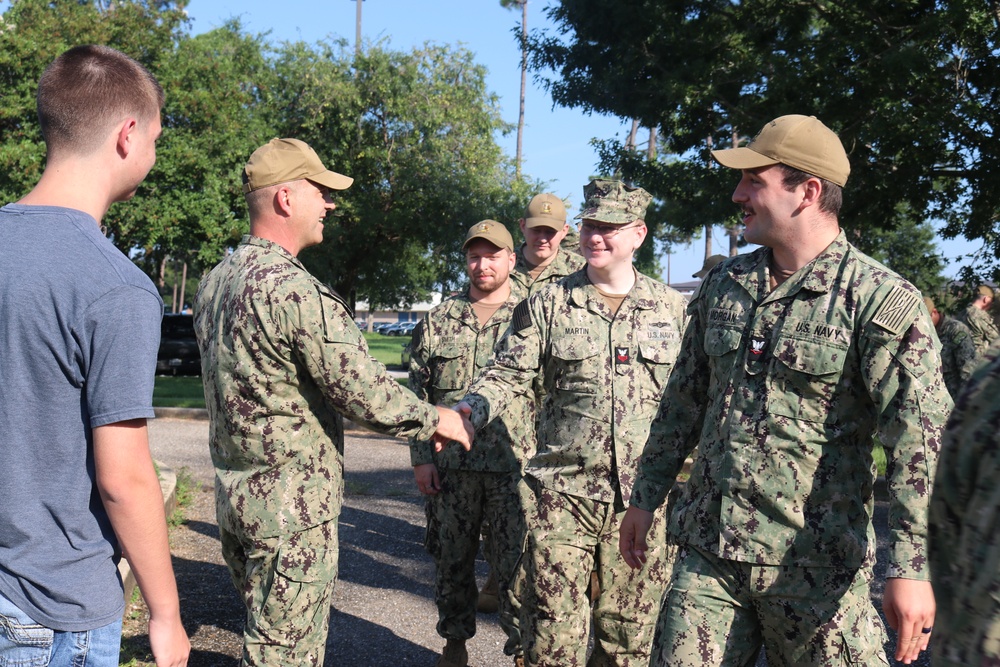 NIOC Pensacola Command Master Chief Reenlistment