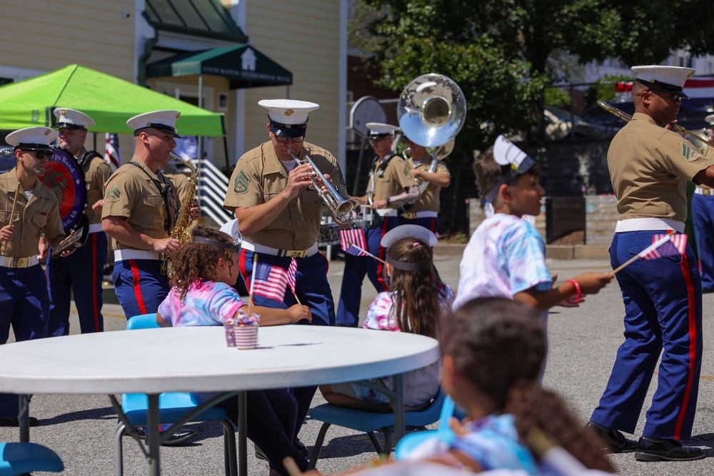 Quantico Marine Band Performs at “The Ollie”