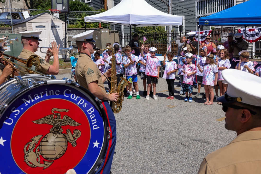 Quantico Marine Band Performs at “The Ollie”