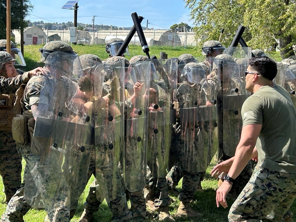 Marines Strengthen Non-Lethal Force Readiness with Riot Control Training