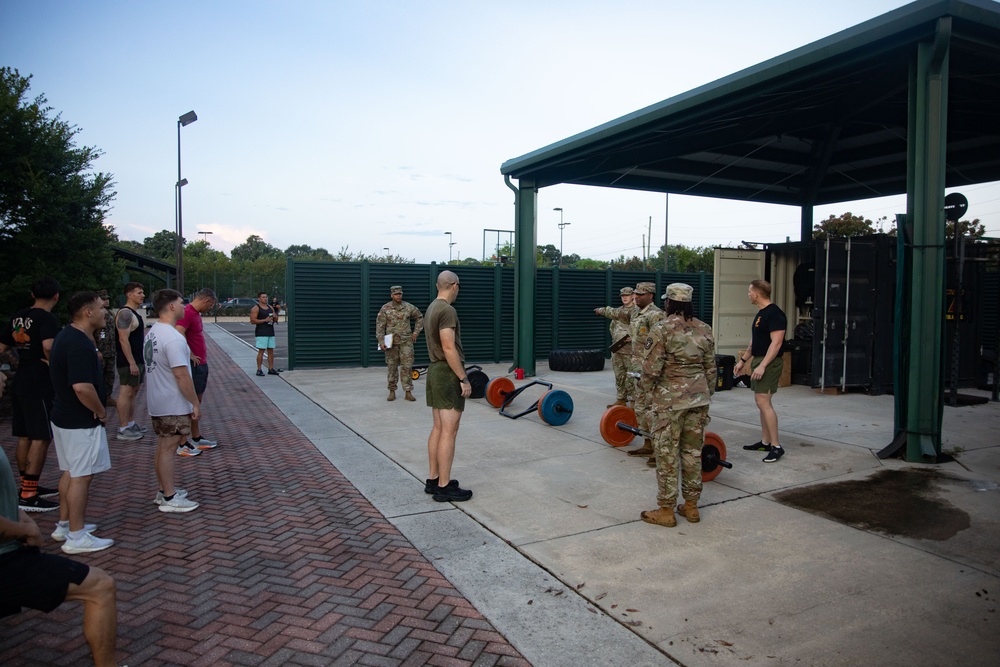 Force Headquarters Group conducts Army Fitness Test