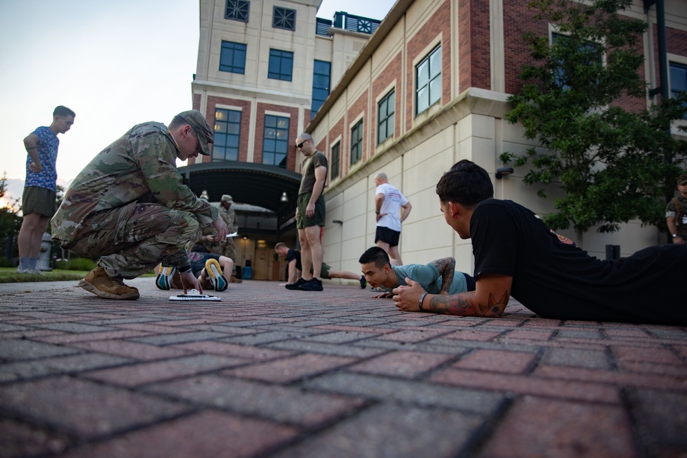 Force Headquarters Group conducts Army Fitness Test
