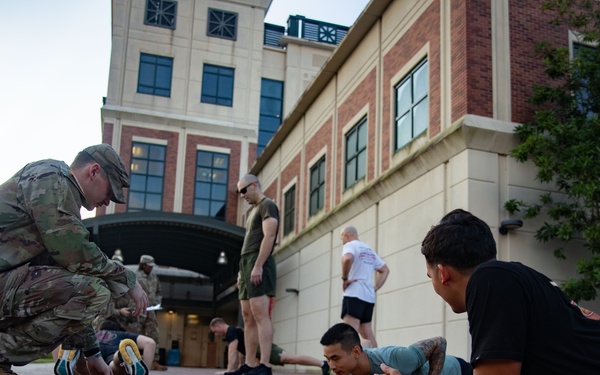Force Headquarters Group conducts Army Fitness Test