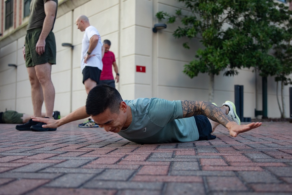 Force Headquarters Group conducts Army Fitness Test