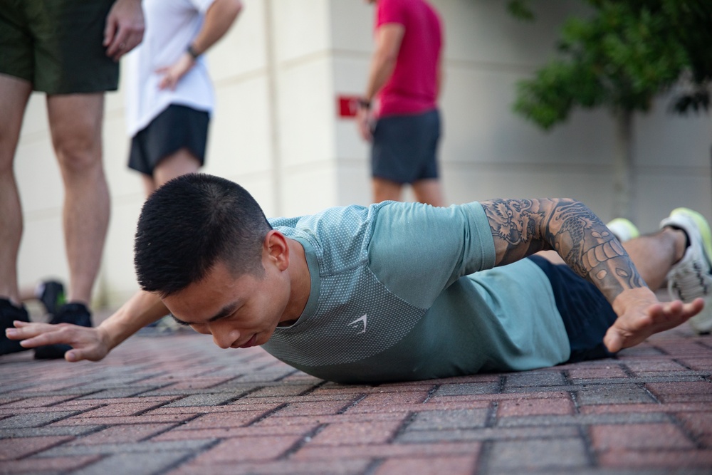 Force Headquarters Group conducts Army Fitness Test