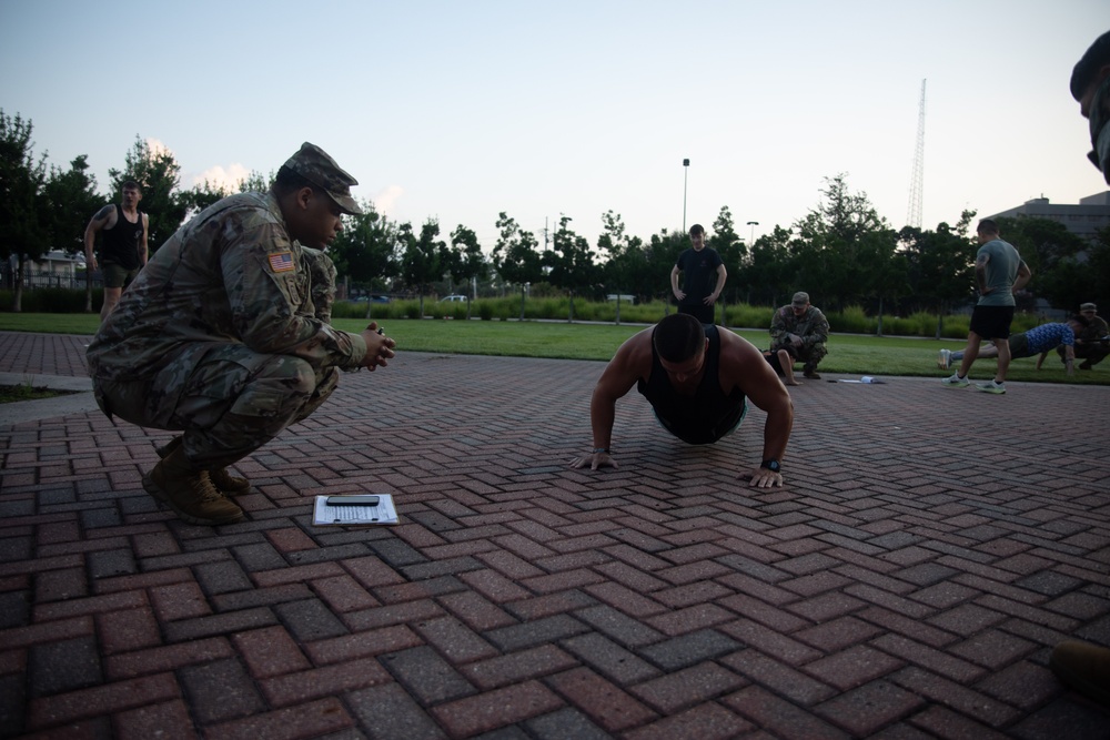 Force Headquarters Group conducts Army Fitness Test
