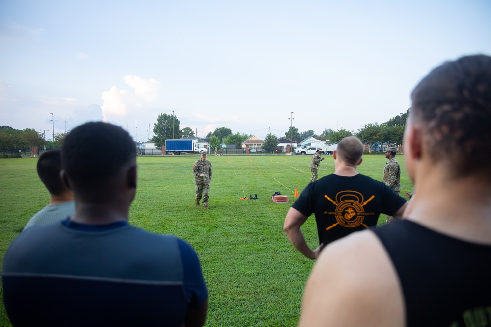 Force Headquarters Group conducts Army Fitness Test