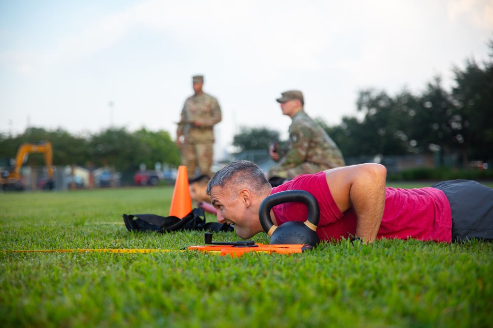 Force Headquarters Group conducts Army Fitness Test