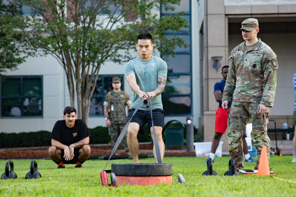 Force Headquarters Group conducts Army Fitness Test