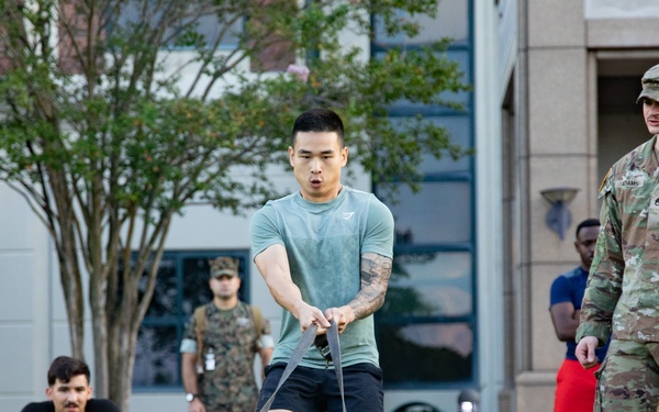 Force Headquarters Group conducts Army Fitness Test