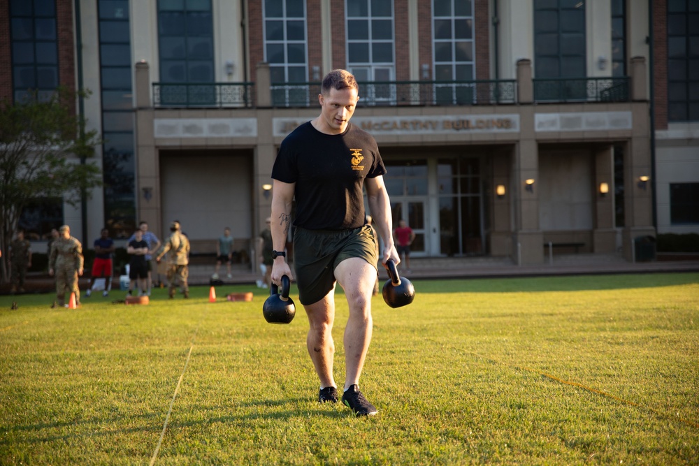Force Headquarters Group conducts Army Fitness Test