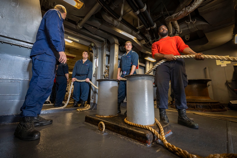 Daily Operations Aboard USS George H.W. Bush (CVN 77)