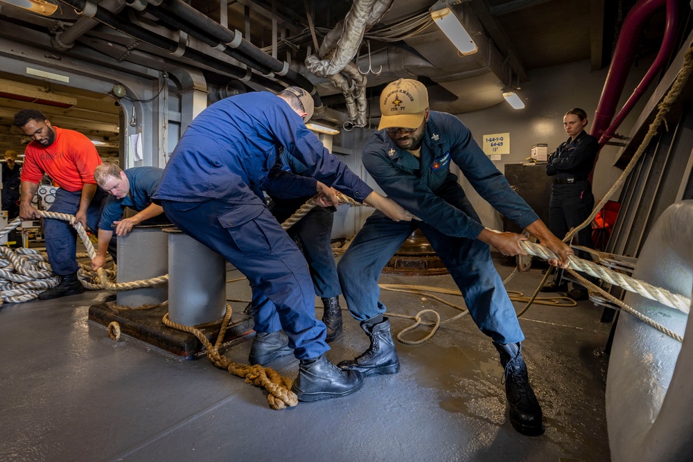 Daily Operations Aboard USS George H.W. Bush (CVN 77)