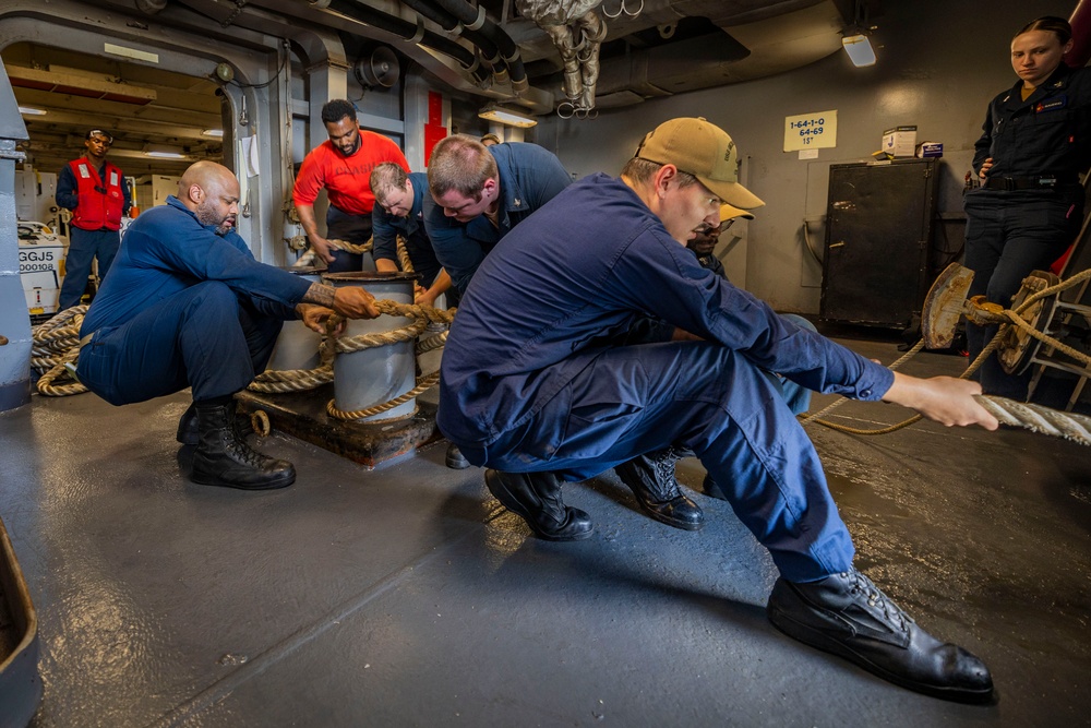 Daily Operations Aboard USS George H.W. Bush (CVN 77)