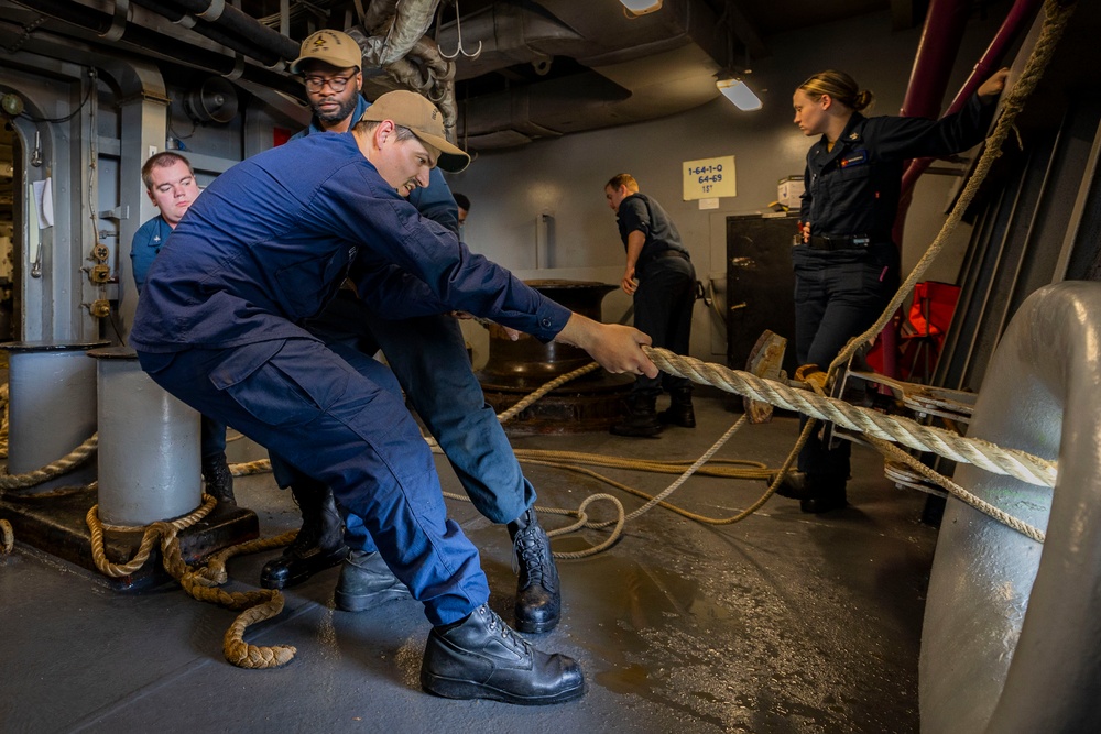Daily Operations Aboard USS George H.W. Bush (CVN 77)