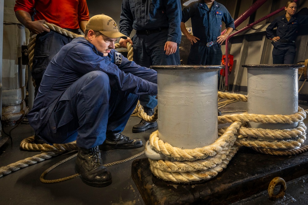 Daily Operations Aboard USS George H.W. Bush (CVN 77)