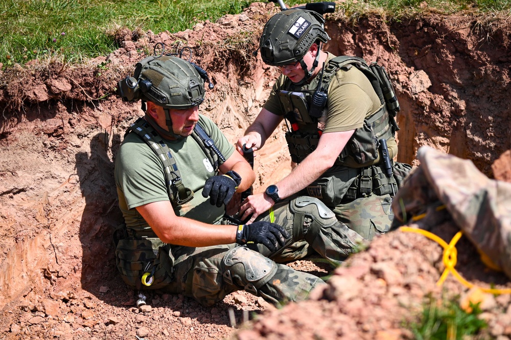 EOD teams tackle trench clearing scenario at IED Rodeo