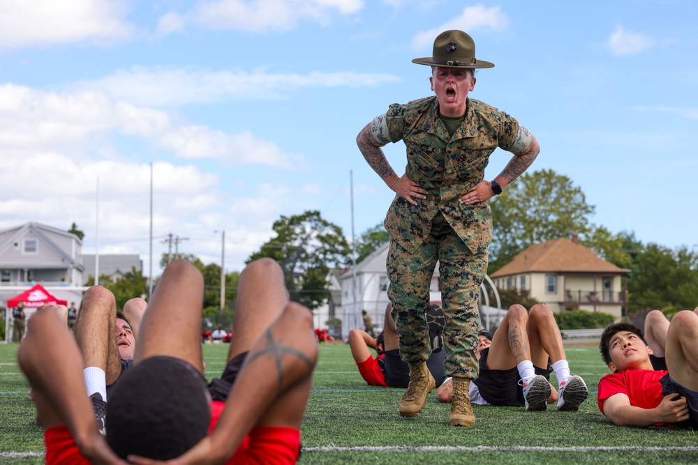Recruiting Station Boston Hosts Pool Function and Marines 250 Birthday Celebration