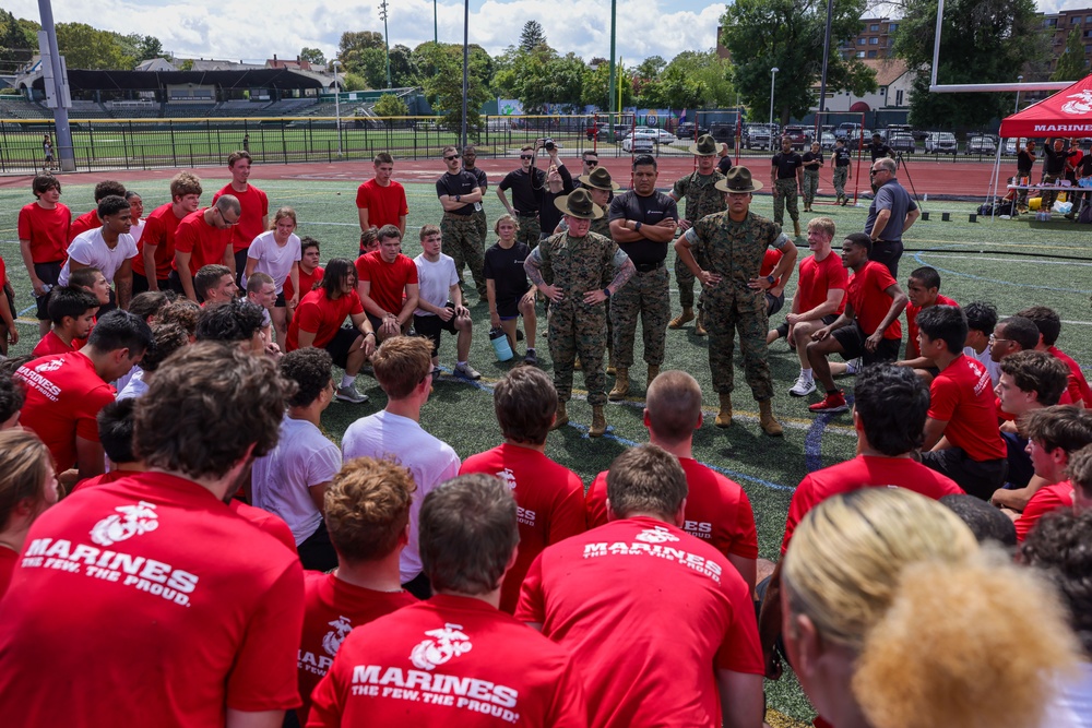 Recruiting Station Boston Hosts Pool Function and Marines 250 Birthday Celebration