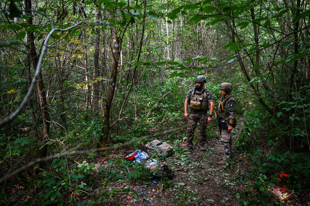 French EOD Team Clears Hidden Ammo Cache During IED Rodeo