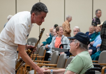 The Navy Band Country Current performs at VA Medical Center